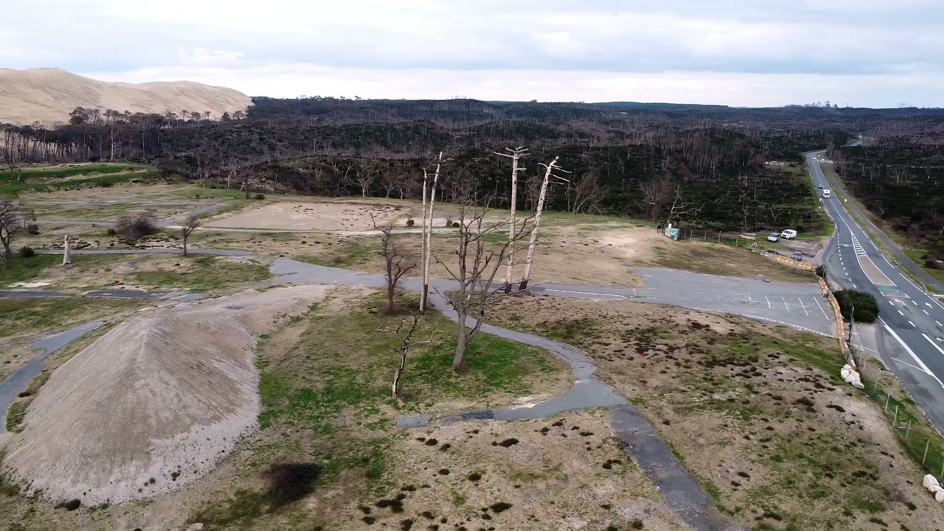 Dune du Pilat — vue aérienne 06