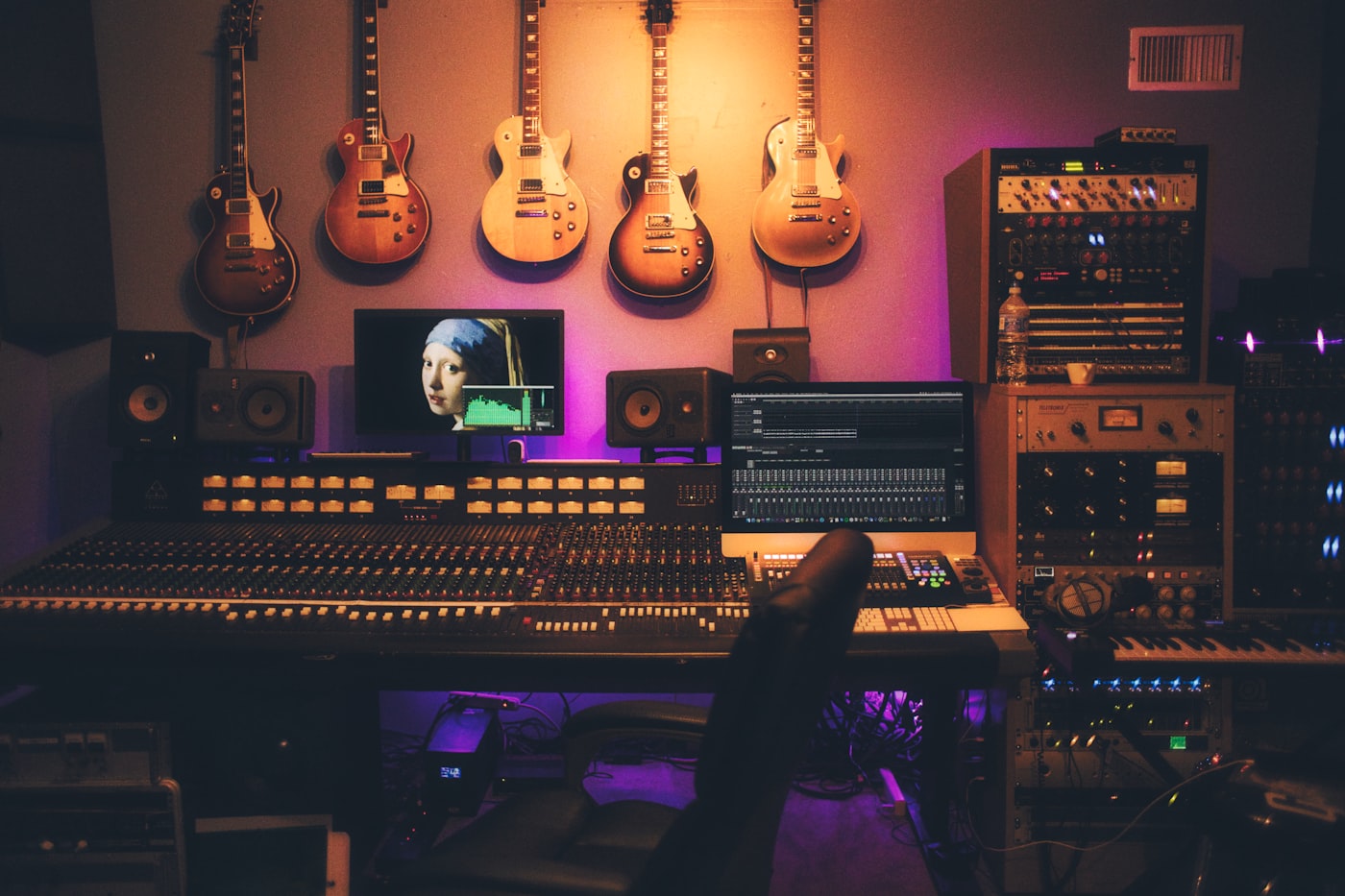 Console de mixage audio