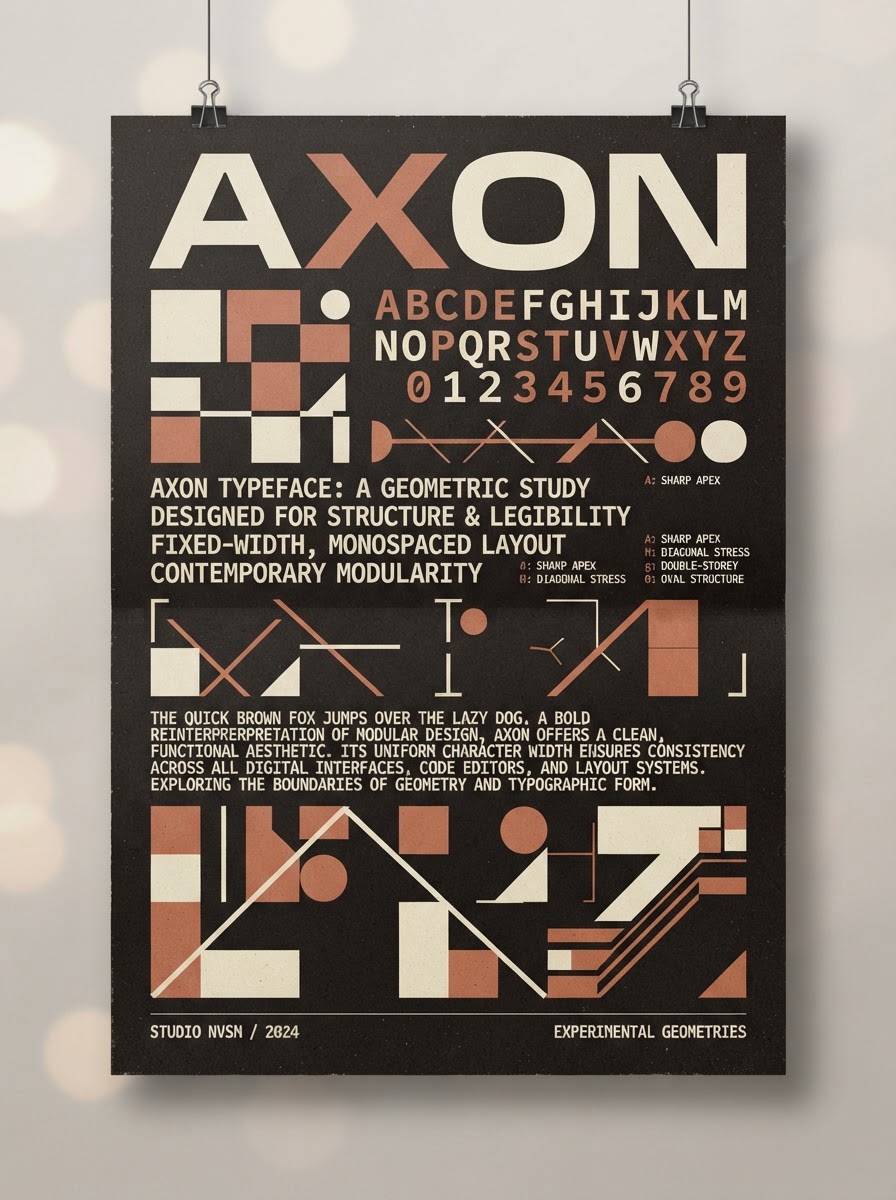 Planche de spécimen typographique pour le serif redessiné de la brasserie